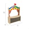 Flash Furniture Bright Beginnings Wooden Puppet Theater with Removable Curtains and Bottom Magnetic Chalkboard with Locking Caster Wheels, Natural MK-ME19202-GG - alternate 2